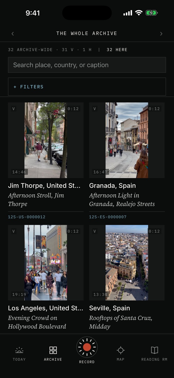 12 Seconds of the World — the archive